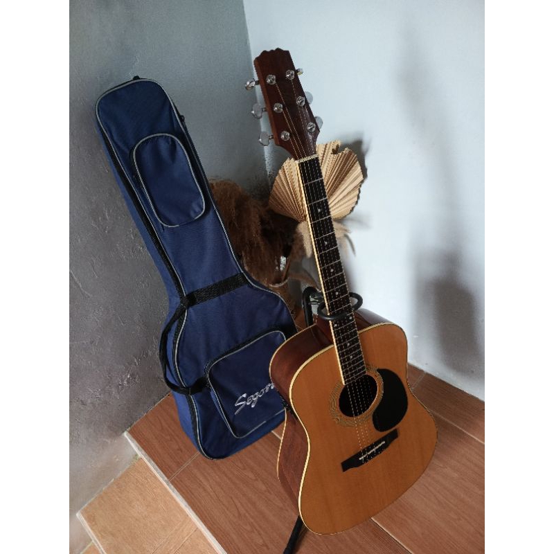 gitar akustik elektrik merk SEGOVIA D-07 GN