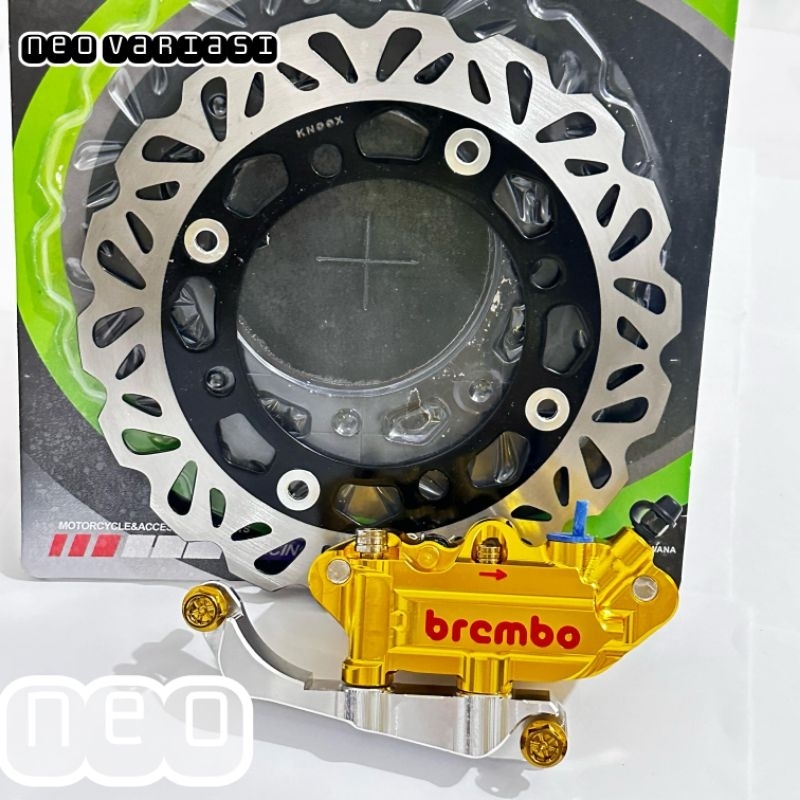 PAKET Brembo PCX 150 KALIPER +BREKET+DISC PIRINGAN