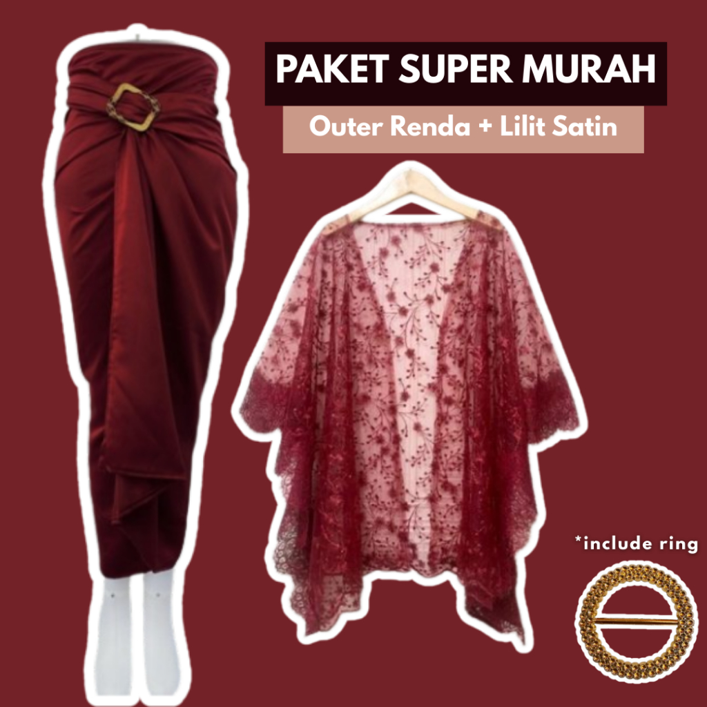 Kebaya Sarah Series Kebaya Wisuda Lamaran Tunangan Set Tunik Batik Baju Kondangan Terbaru Set Kebaya