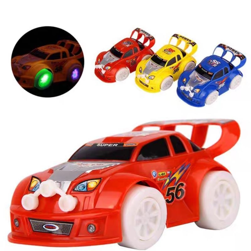 Mainan mobil racing bisa bergerak