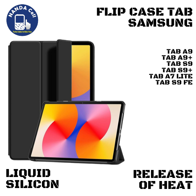 Flip Cover Samsung TAB / Flip case Samsung Tab  A9/A9+/S9/S9+/S9 fe casing tablet