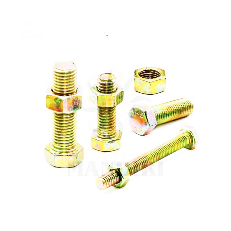 Baut Mur Bmk kuning M6x25 M6x30 Baut kunci 10