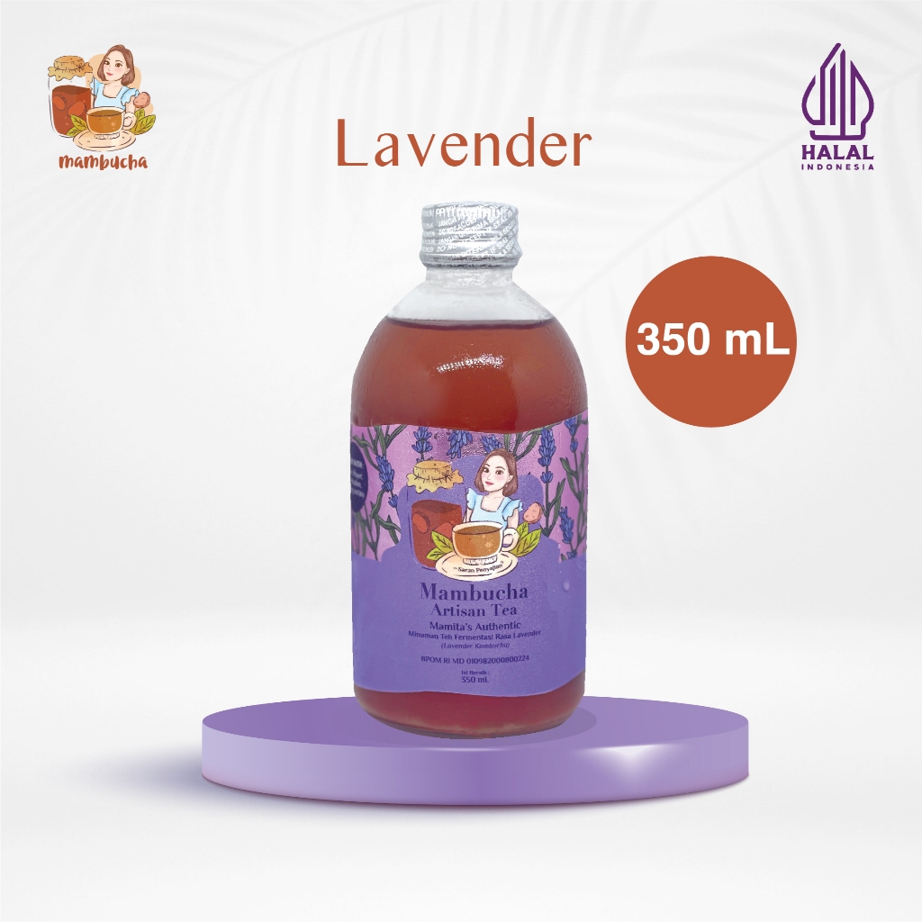 

Kombucha Lavender Glass Bottle Mambucha 350 ml