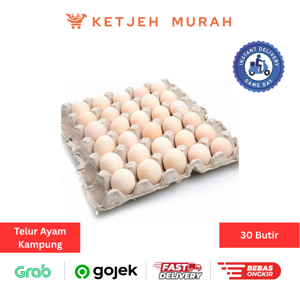 

Telur Ayam Kampung ASLI Warna Kuning 30 Butir [Hanya Pengiriman Instant dan Sameday]