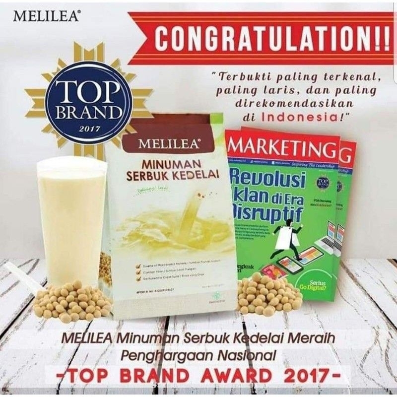 

Exp Agustus 2026) Soya bubuk Melilea susu kacang kedele organik
