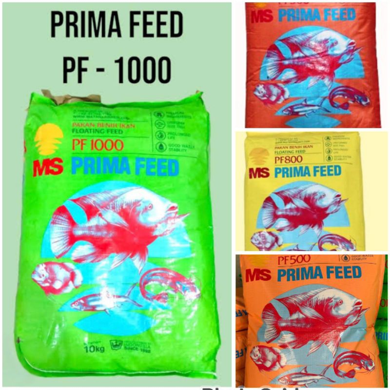 MS PRIMA FEED PAKAN IKAN BIBIT BENIH LELE GURAMI NILA GUPPY MOLLY CUPANG PF500 PF800 PF100 (100GRAM)