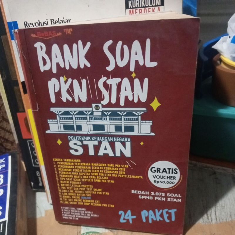 BUKU BANK SOAL PKN STAN ( POLITEKNIK KEUANGAN NEGARA STAN 24 PAKET)