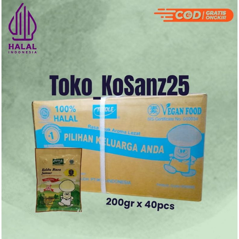 

Totole Kaldu Jamur 200gram / 200gr 1 DUS Isi 40 Pcs