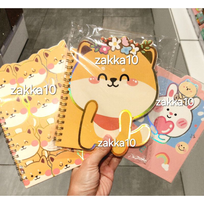 

Ohsome Super Cute Notebook B6 | Buku Tulis Kecil Lucu Karakter Hewan White Bear / Puppy / Rabbit