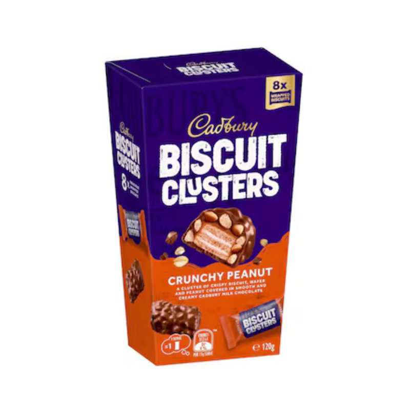 

CADBURY biscuit Clusters 120gr