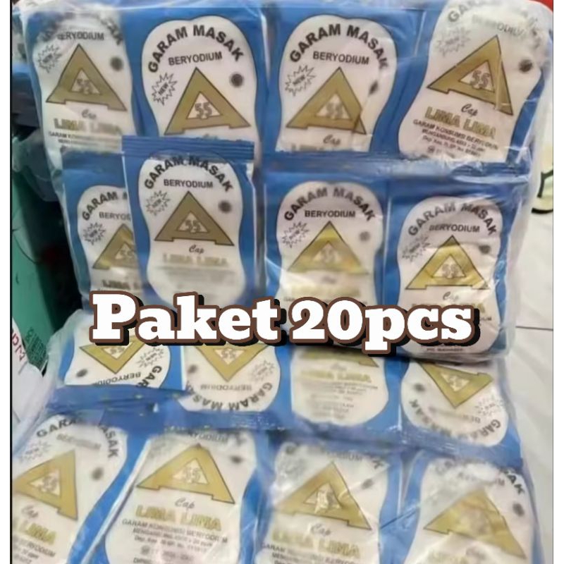 

20Pcs Garam Masak 100g /Garam Beryodium /Garem /Bumbu Dapur