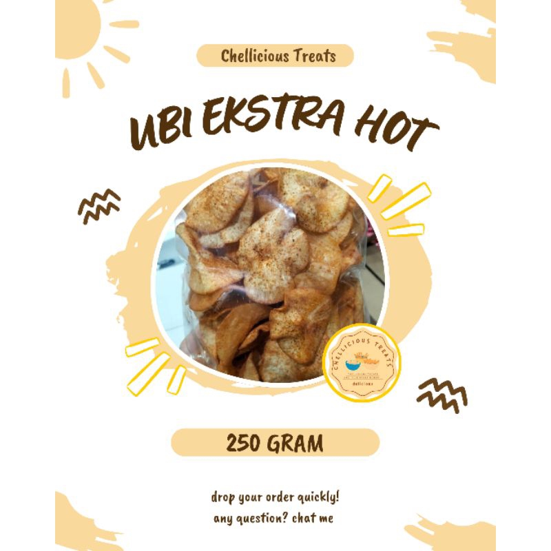 

keripik ubi ekstra hot