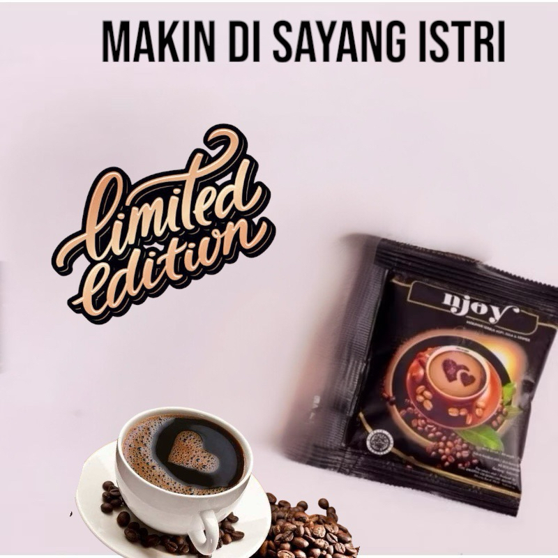 

(COD) Njoy Coffe 1 Sachet Original | Kopi Instan Energi Kuat Man