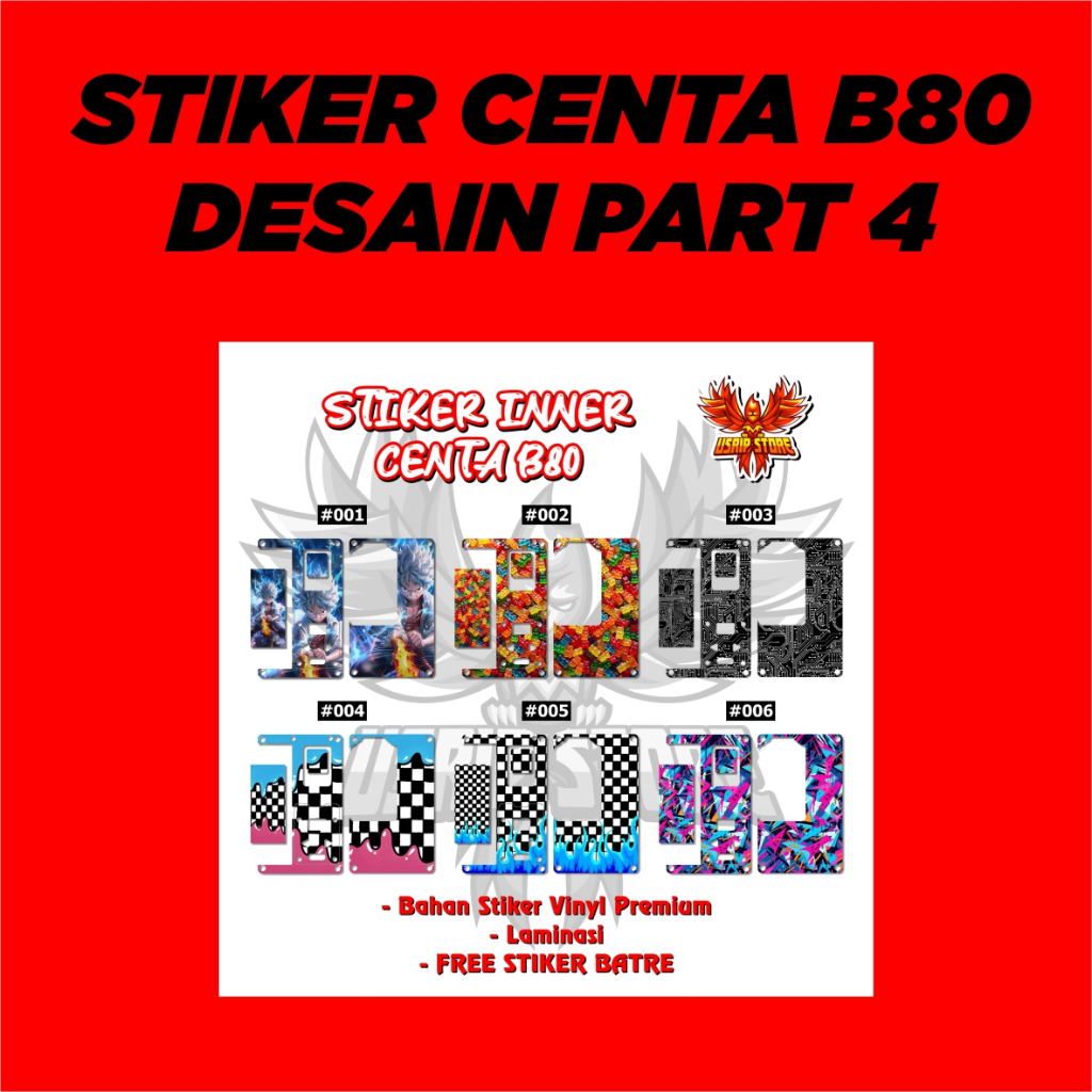 

stiker cent44 be8o desain part empat