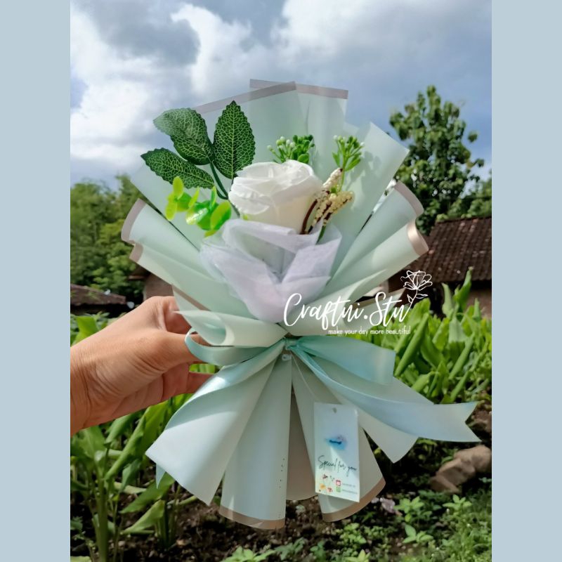 BUKET BUNGA / BUKET BUNGA PALSU / BUKET SINGLE / BUKET MAWAR / BUKET PEONY / BUKET ARTIFICIAL / BUKE