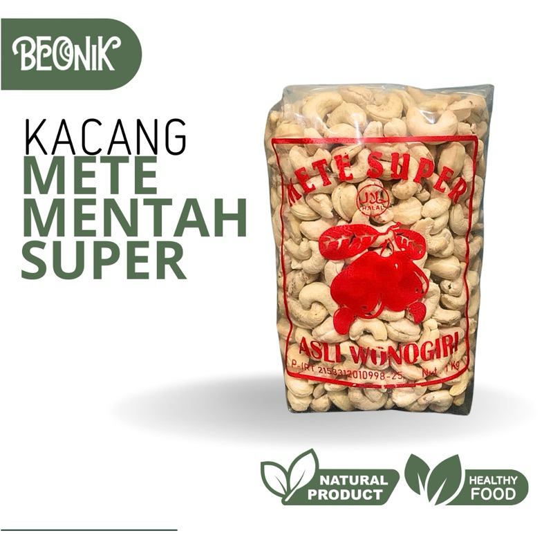 

Kacang Mete Mentah Super Wonogiri 500 GR