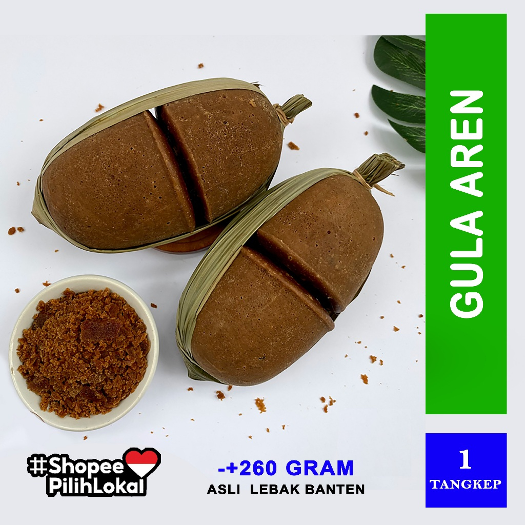 

GULA Aren Asli 100% ORIGINAL Lebak Banten Perhulu Isi 2 Batok