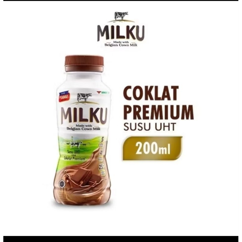 

MILKU SUSU UHT 200ML 12PCS
