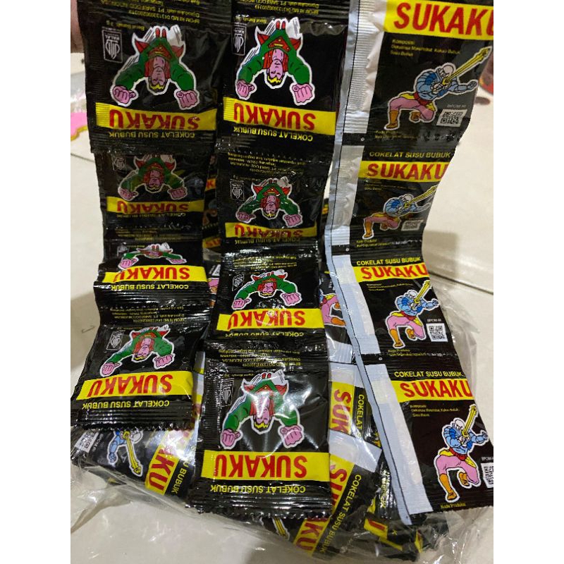 

100 PCS / 10 RENCENG SUKAKU COKLAT SUSU BUBUK