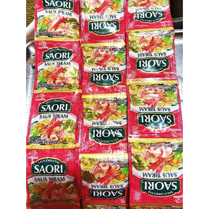 

Saori saus tiram 10 saset