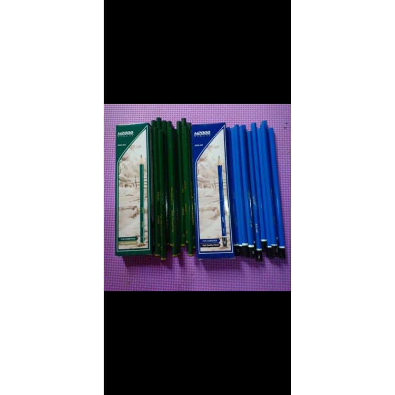 

1pak pensil kayu 2b m2000 isi 12pcs murah