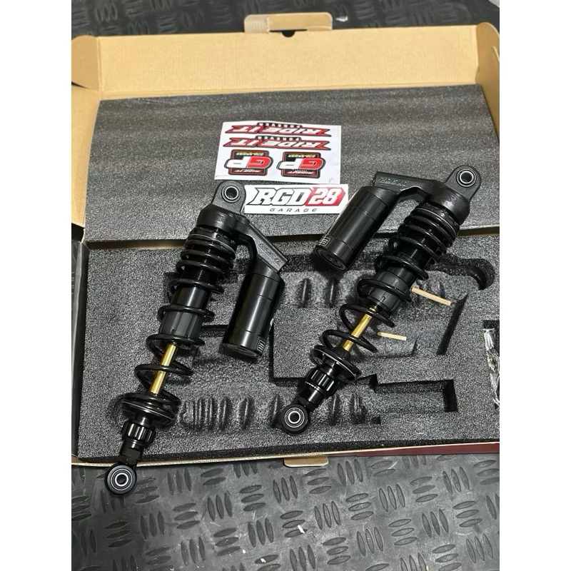 Shock belakang ride it 340 hitam as gold