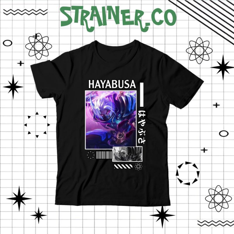 (BISA COD) Kaos Anak HAYABUSA MOBILE LEGEND  - Baju Anak Laki-Laki UNISEX HAYABUSA MLBB FREE NAMA FA