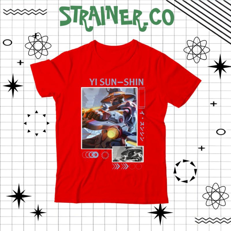 (BISA COD) Kaos Anak YI SUN SHIN MOBILE LEGEND BANG BANG - Baju Anak Laki-Laki YI SUN SHIN MLBB UNIS