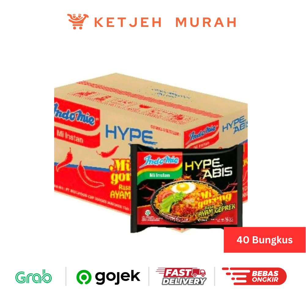 

Indomie Hype Abis Mi Goreng Rasa Ayam Geprek 1 Dus isi 40 Bungkus