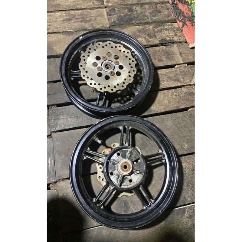 velg kawasaki ksr 110 second original made in Thailand