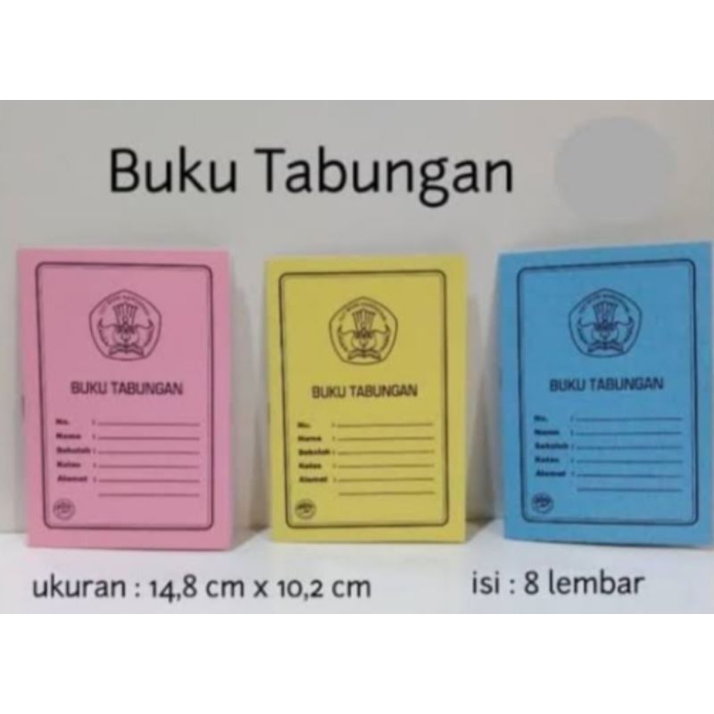 

(10 pcs)Buku tabungan/tabungan/buku untuk tabungan/tabungan siswa
