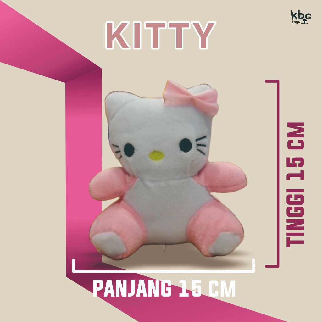Promo Boneka Karakter Size 15Cm Kualitas Sni - Boneka Kado Boneka Mini Kecil Boneka Capit Souvenir