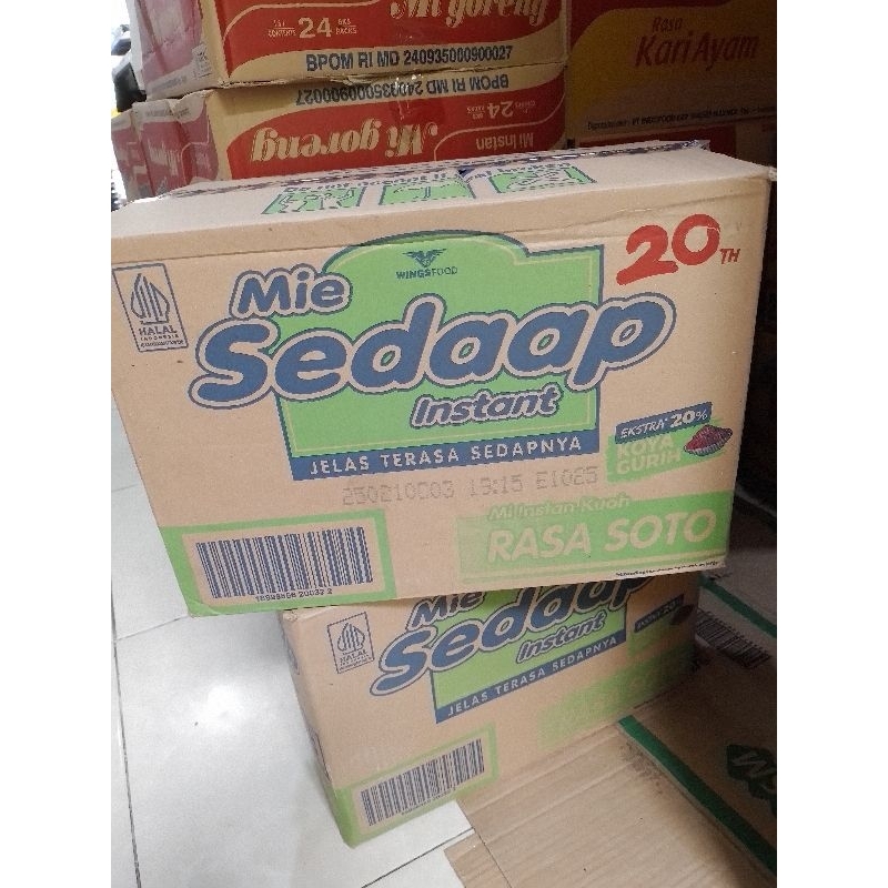 

Mie Sedaap Soto isi 40 Biji (Per Karton)