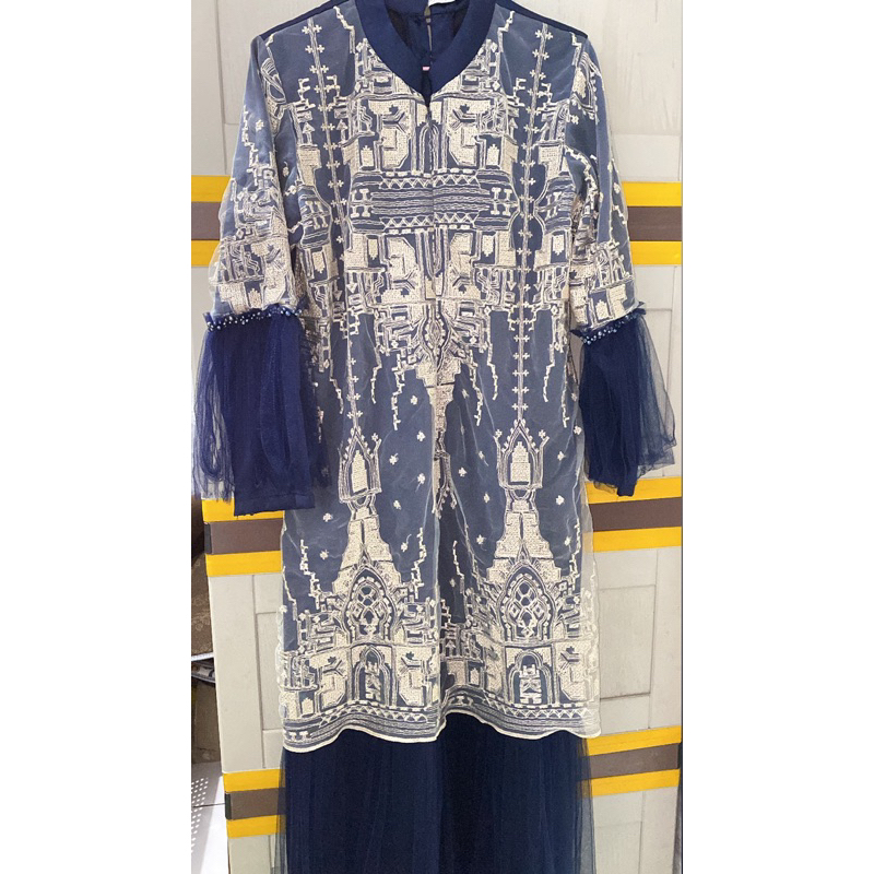 Dress Brukat LYF OFFICIAL (navy)