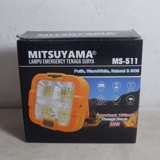 Nerrd Lampu Emergency LED Tenaga Surya Murah Mitsuyama 20W