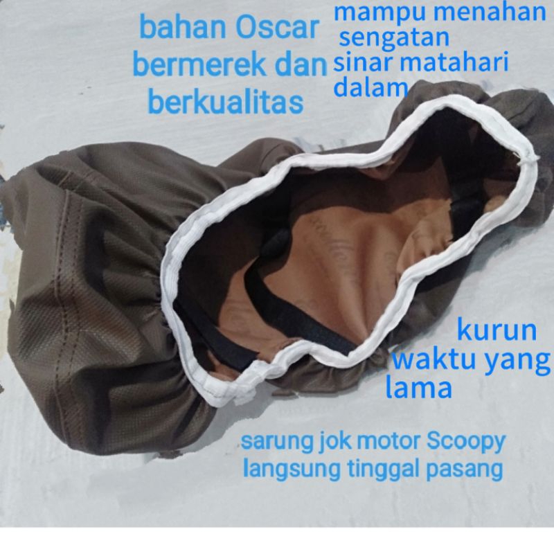 sarung jok motor Scoopy new original
