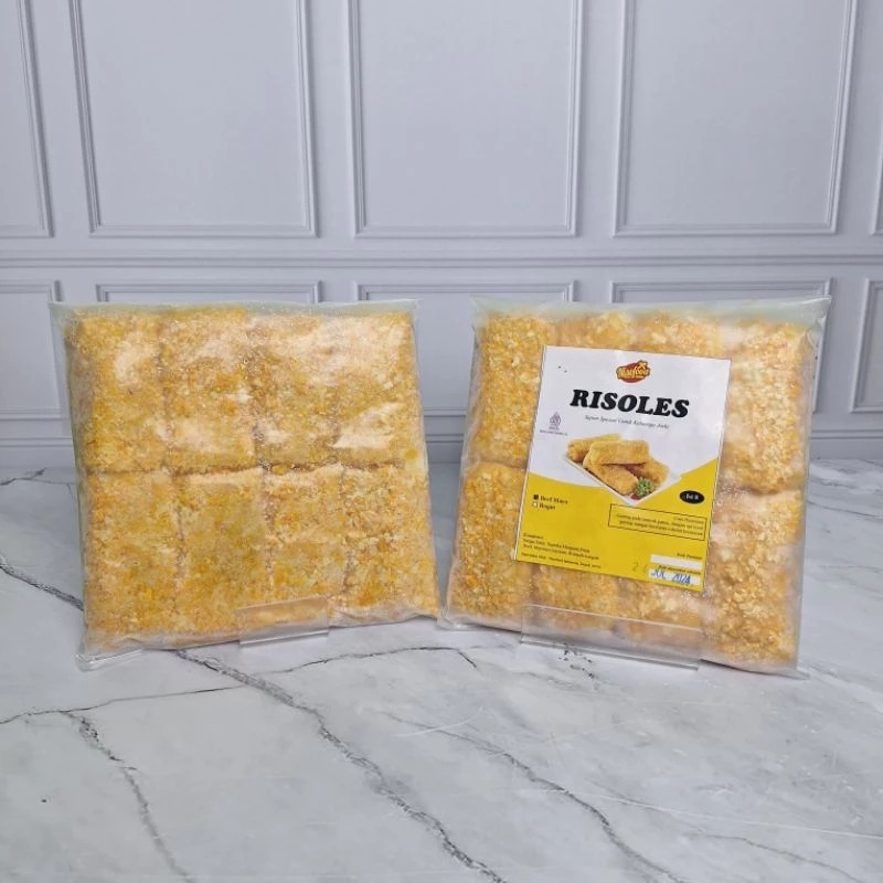

Frozen Risoles Smoke Beef Telur Mayo Rogut Makanan Cemilan Sehat Isi 8