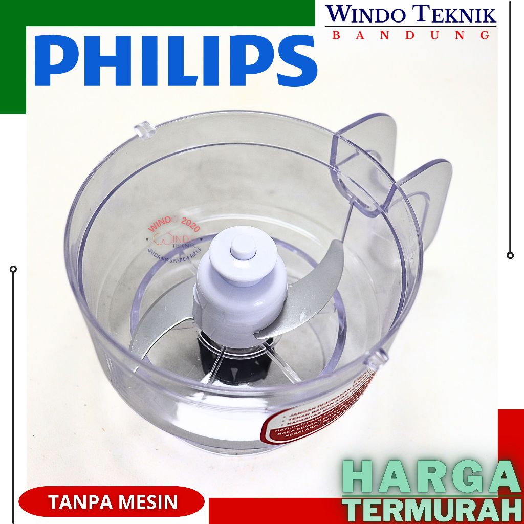 BESTPROMO CHOPPER DAGING PHILIPS CHOPER GELAS BLENDER PENGGILING DAGING PHILIP HR 2115 HR 2116 HR