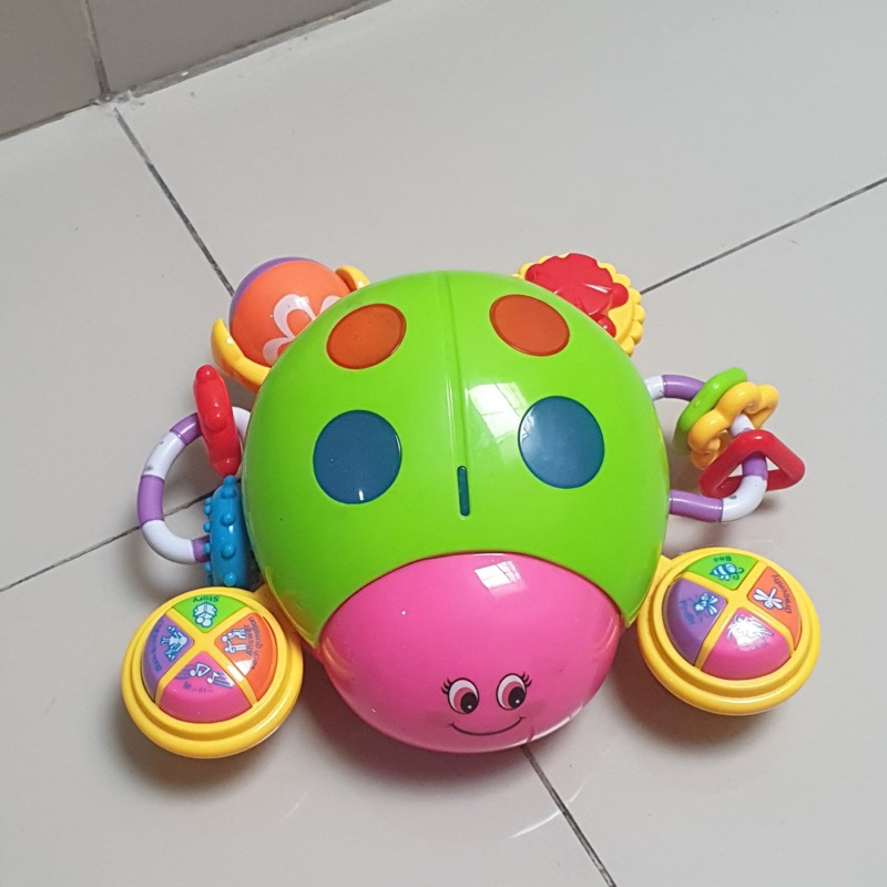 Preloved Mainan Edukasi Anak Elektrik Jalan Multi Function Puzzle Ladybug