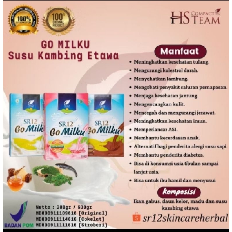 

GOMILKU SR12 | SUSU HERBAL | SUSU ETAWA