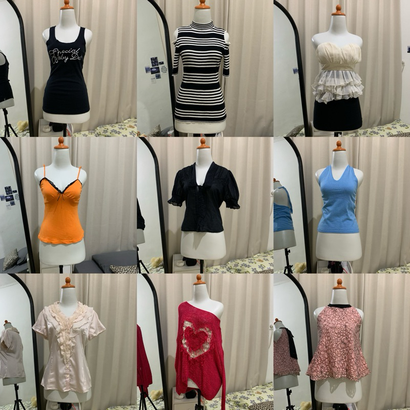 ˚✿˖°update Preloved Y2k / Vintage / Fairy core / Cottagecore / Coqutte / Aestetic / Gotic ( Top, ata