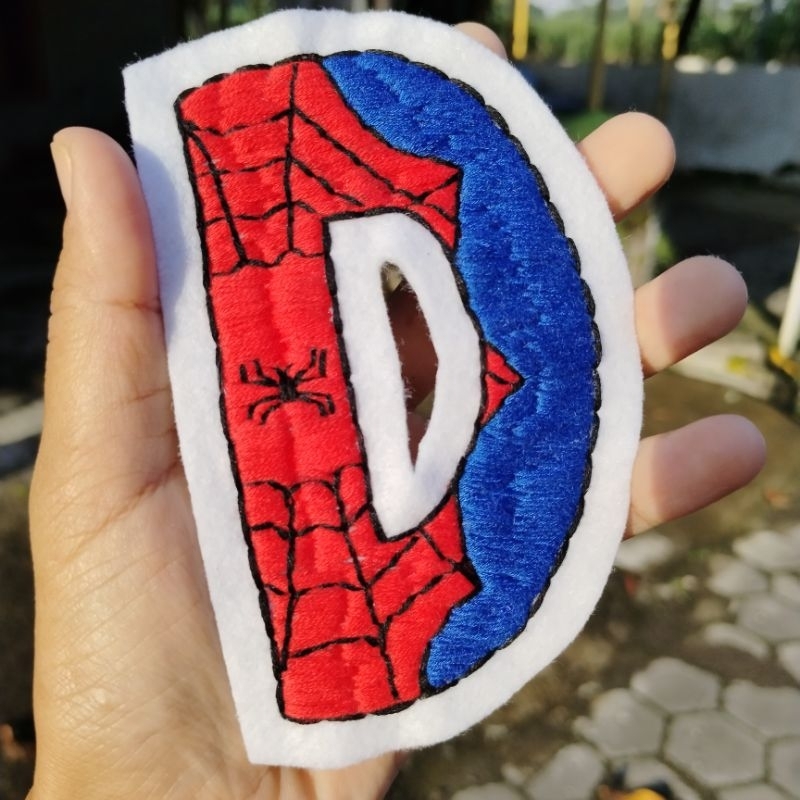 dafacreARTive | Patch Huruf Sulam Handmade - Custom Desain