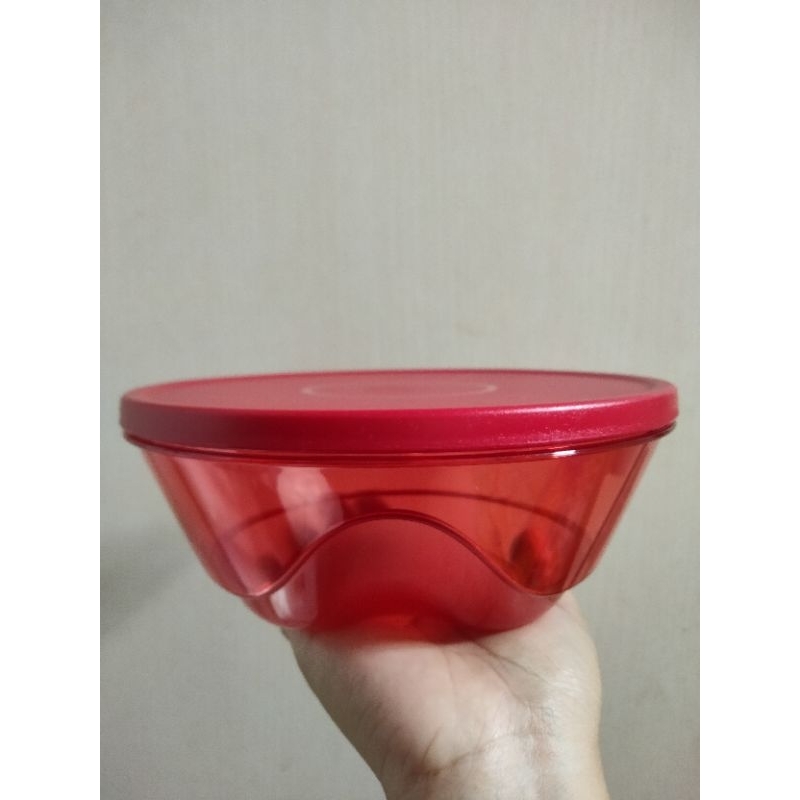 3S bowl merah/3s bowl/bowl Tupperware/mangkuk Tupperware