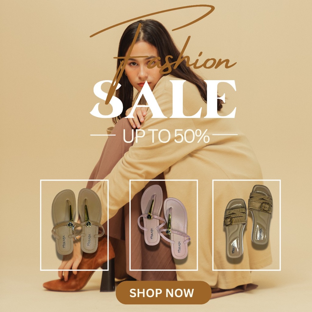 sendal flat wanita mokaya / sendal flat mokaya murah size 36-40