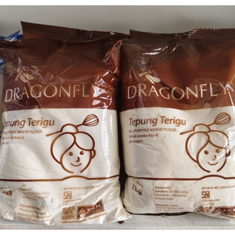 

Tepung Terigu Serbaguna Dragonfly 1 kg