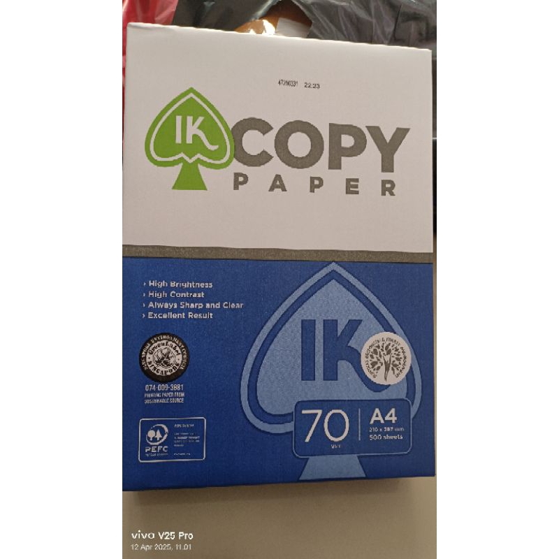 

copy paper / paper copy / kertas hvs / kertas a4 / kertas f4 /