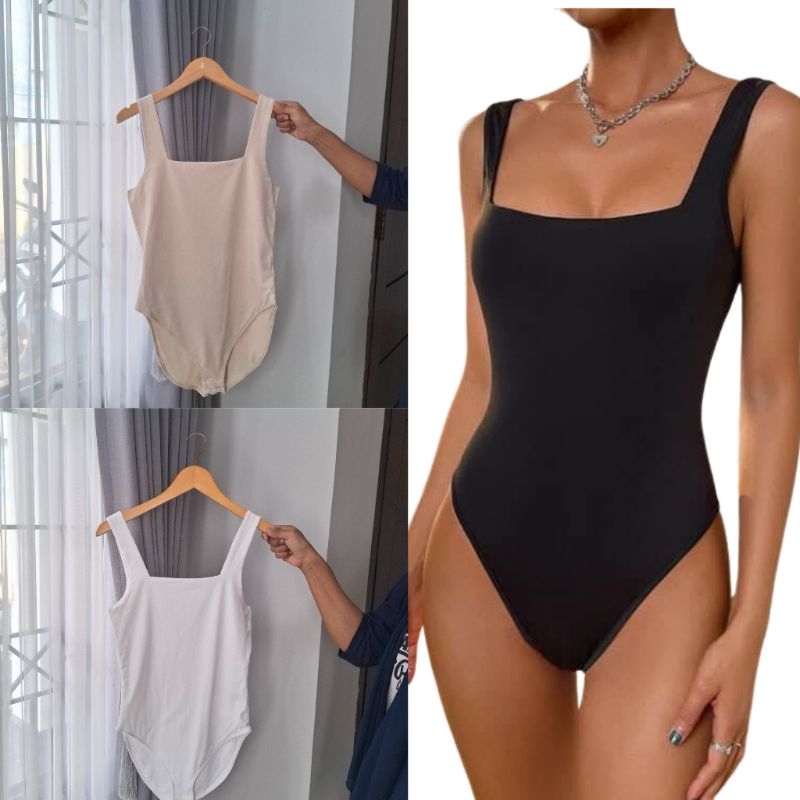 Bodysuit ODN U Neck | Bodysuit Wanita