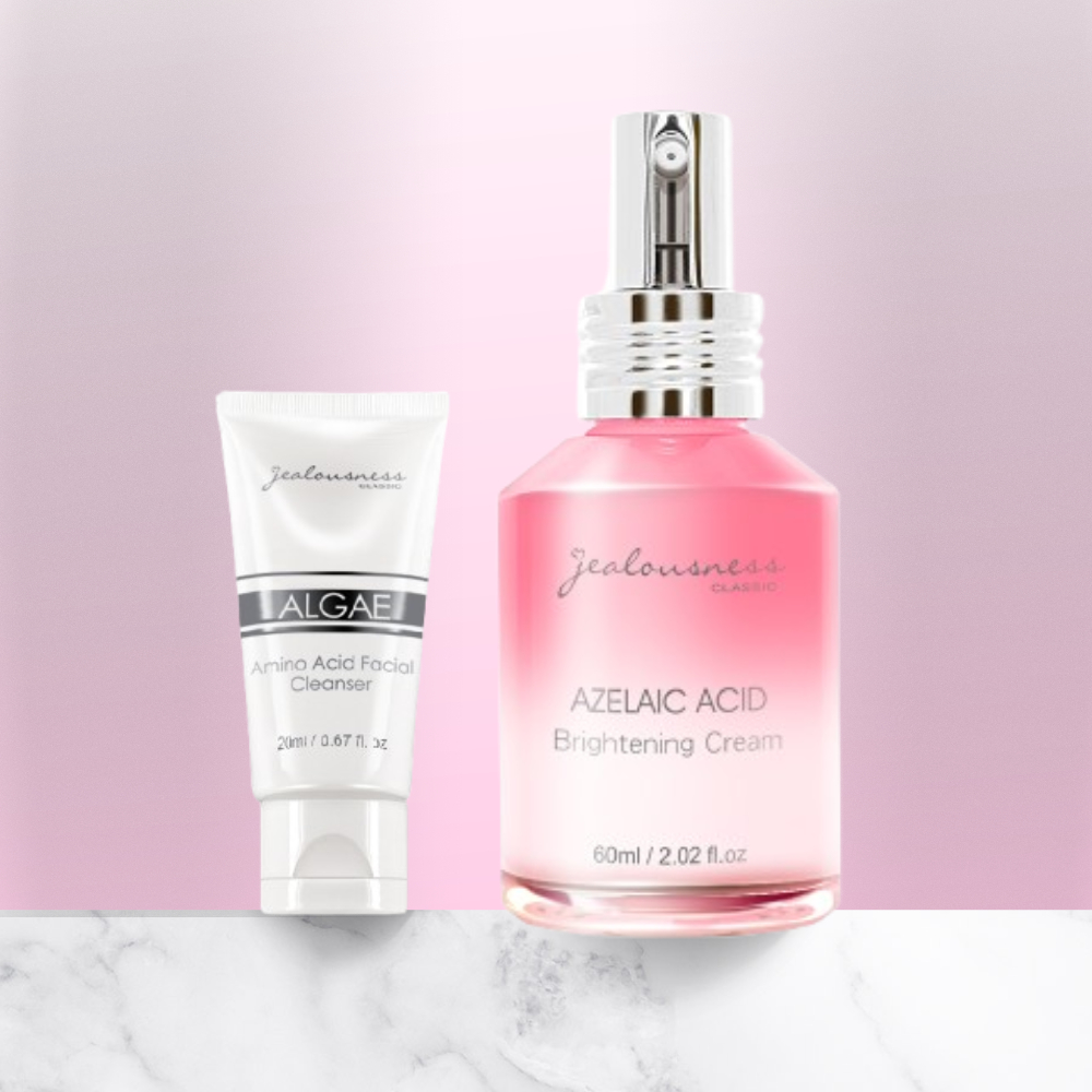 Azelaic Acid Brightening Cream 60ml + FREE Algae Amino Acid Facial Cleanser 20ml