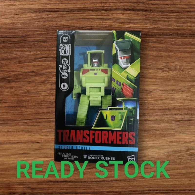 Transformers Studio Series SS Deluxe Class Transformers The Movie Bonecrusher Part of Devastator