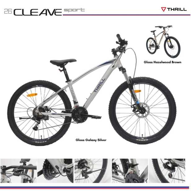 Sepeda Gunung MTB Thrill 26 Inch Cleave Sport Garansi Termurah